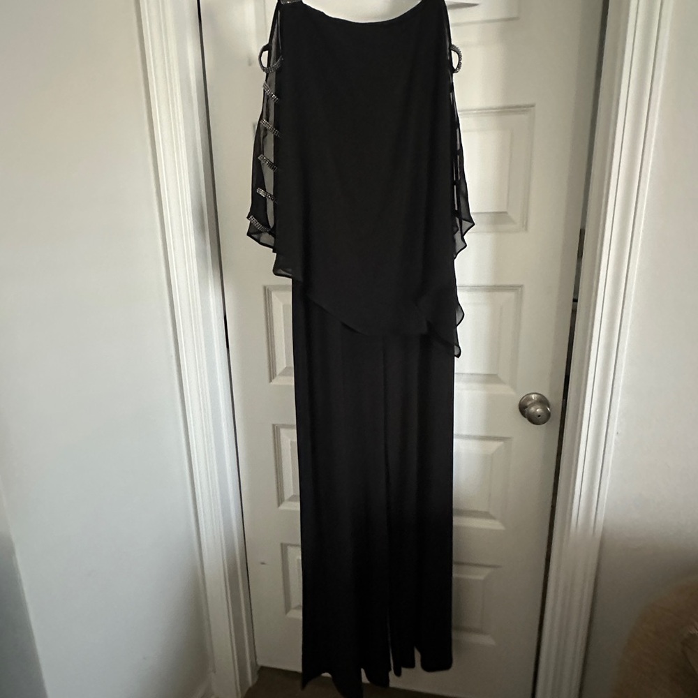 NWT Elegant Black Evening Romper